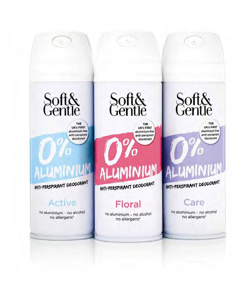 Accelerating innovation and renovation United Kingdom Soft & Gentle 0% Aluminium Dry Deodorant Scan me to learn about our 0% aluminium dry deodorant Offers 100% natural protection and all day