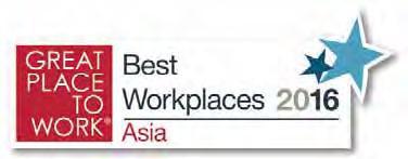 India in the Aon Hewitt Best Employers survey Rank #12 on the