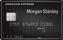 The Platinum Card from American Express Exclusively for Morgan Stanley The Platinum Card from American Express Exclusively for Morgan Stanley offers a range of travel benefits and extraordinary
