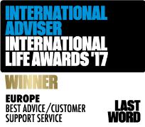 Service 2017 - Europe International Advisor International Life Awards Winner Best Single