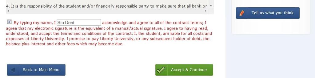 Payment Agreement and Check-In Contract LUStudent IDNumber Payment/Contract
