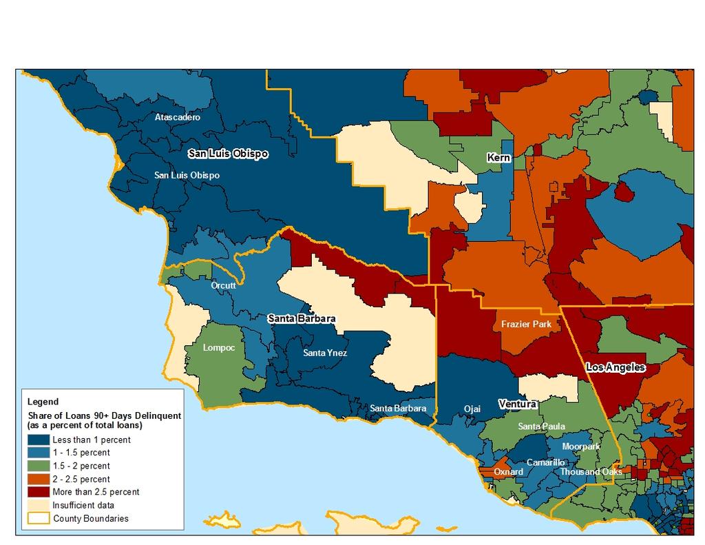 Central Coast Data Maps Areas at Risk of Additional Foreclosures May 2014