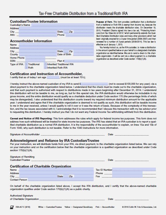 Inherited IRAs for Non-Spouse Beneficiaries CWF Form # 57-C