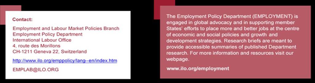 Endnotes 1 This research brief was prepared Yadong Wang, based on Dedecca (2014), Employment policy implementation mechanism in Brazil (Employment Working Paper No.