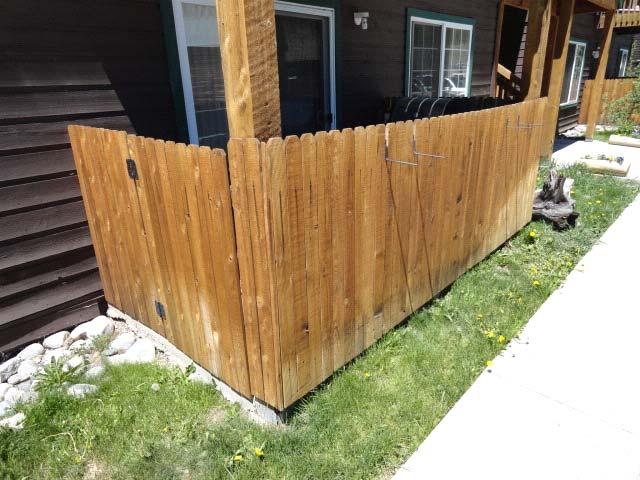 Fencing - Wood, Solid Board Soda Creek Condominiums Component Detail Sorted by Category Category 030 Fencing Placed In Service 01/00 Useful Life 18 Quantity 1 total Unit Cost $13,776.