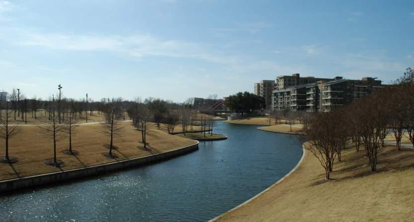 Vitruvian Park Addison, Texas 12 Spring Creek Channel at Collin Creek Mall Feasibility Study An engineering study was