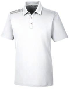 Men s 3-stripes polo Soft, lightweight fabric for moisture-wicking