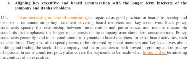 IBGC comment/suggestion: The document should emphasize that extra-board activities, such as consulting fees, should be treated as related