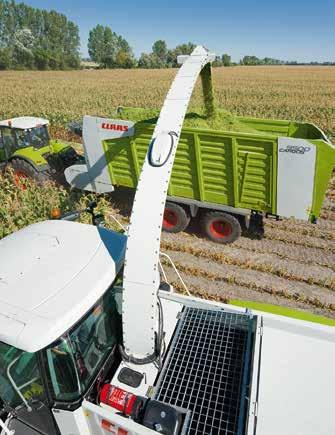 Accessories for yield measuring. The combination of the CLAAS QUANTIMETER with the new multiparameter conductivity sensor in the spout allows an optimized yield measuring.