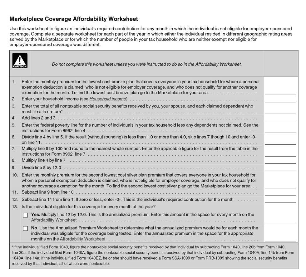 Add to Publication 4012, ACA tab: Publication 4012, VITA/TCE Volunteer Resource Guide (continued) Page ACA-7 Page ACA-9 Replace the note at the bottom of the page with the following: In this chart,