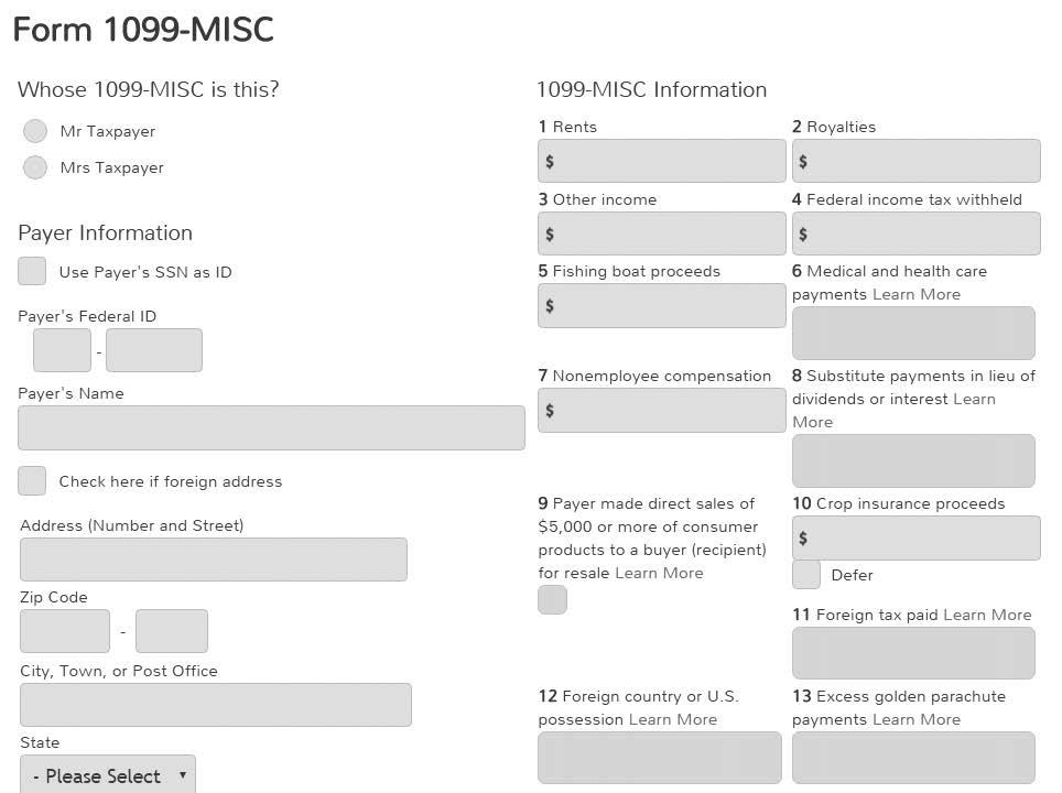 Form 1099-MISC (continued) Some income that isn t selfemployment, such as prizes and awards, is reported in box 3, Other income. This income is reported on Form 1040, line 21.