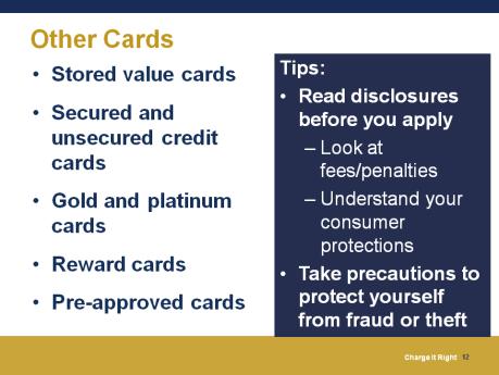 Pre-Approved Cards How many of you have ever received pre-approved credit card offers in the mail? These offers tell us that we have been pre-approved to receive a credit card.