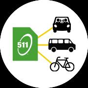 511 RideMatch Services is an interactive Trip Diary and on-demand system that helps you find carpools, vanpools or bicycle partners.