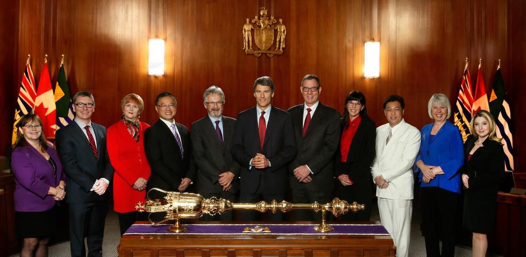 VANCOUVER CITY COUNCIL Vancouver City Council 2014 2018 City Council is made up of the Mayor and ten councillors who are elected at large for a four-year term.