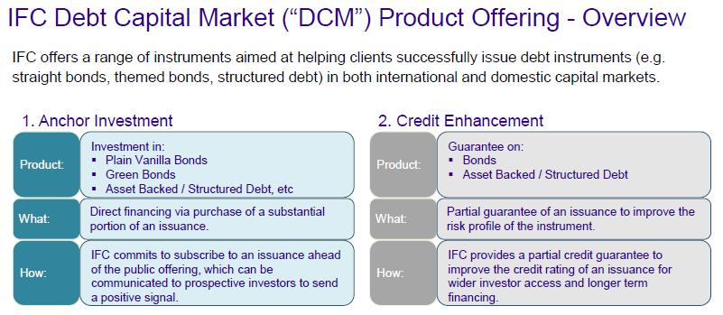 Capital market access debt capital market services mostly for sovereign Anchor