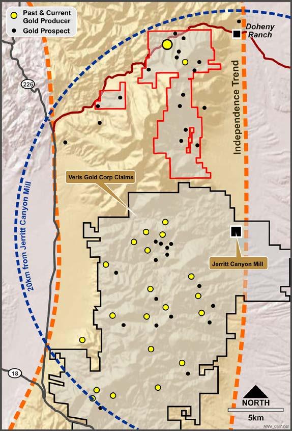 Exploration Endowment Potential Big Springs Previously mined ~350 Koz produced Limited exploration since 1993 Current resource (16.0Mt at 2.0g/t Au for 1.03 Moz s) High grade component 3.1Mt @ 4.