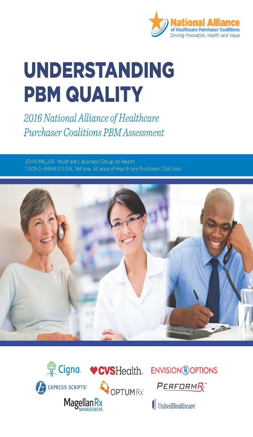 Understanding PBM Quality The 2 nd National