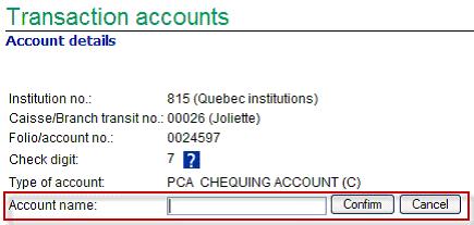 Additional account information c01_1 Get additional account information Get additional account information under the Cash manage