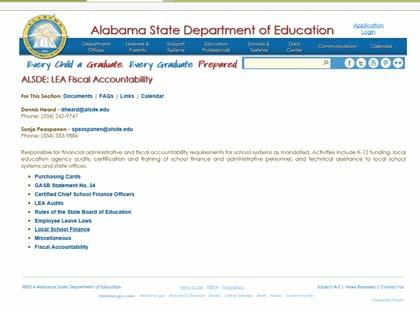 Laws In 2007 the Alabama State Department (SDE) issued a memorandum regarding Guidelines for