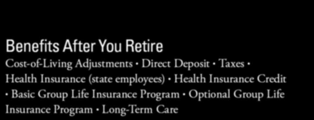 If you are a state employee and wish to be covered under the State Retiree Health Benefits Program, apply using the State Health Benefits Program Enrollment Form For Retirees, Survivors And LTD