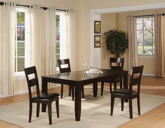 8203 ESPRESSO PEDESTAL TABLE 8203-RDIN-5PC ROUND TABLE W/ 4 CHAIRS $ 511.10 $ 888.