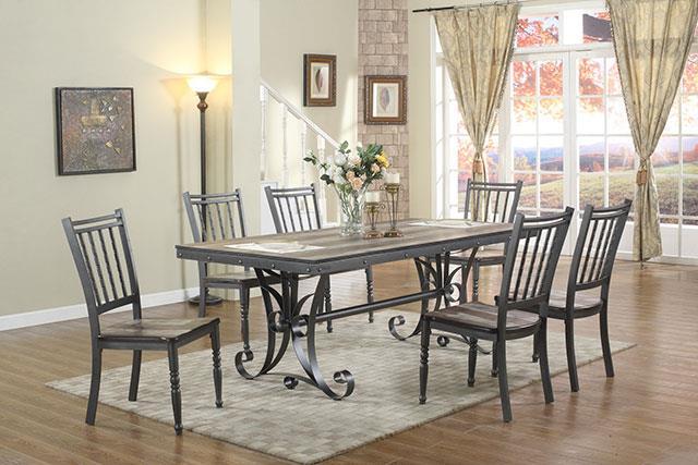 00 DINING TABLE W/ 4 CHAIRS CDC340-6PC-DIN AND BENCH $ 606.10 $ 1,053.