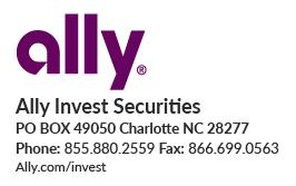 Dear Ally Invest Client: Attached, please find the IRA Distribution form required for distribution requests from your Traditional, SEP, and Simple retirement accounts.