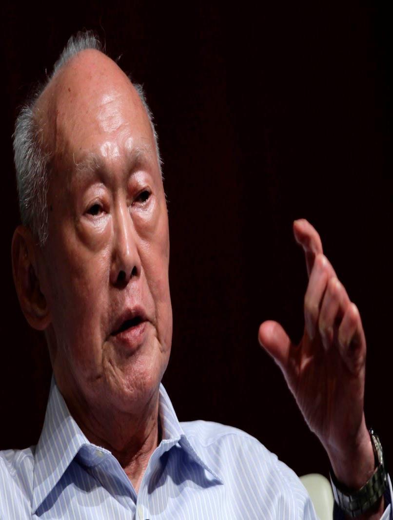 Lee Kuan Yew Born in Singapore in 1923 (91) Education: University of Cambridge, lawyer was the prime minster of Singapore from