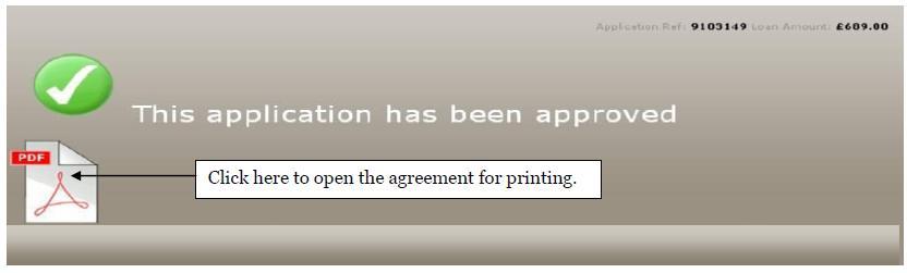 3.10 Accept Printing Checklist Confirm with the customer that the agreement details are correct.