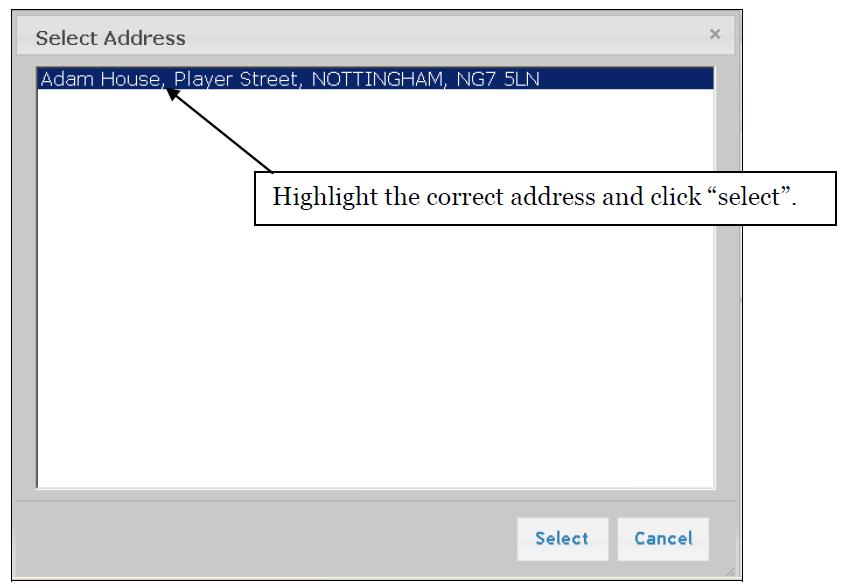3.5 Step 5 Enter address details Enter the postcode and house/flat number, then click FIND ADDFRESS.