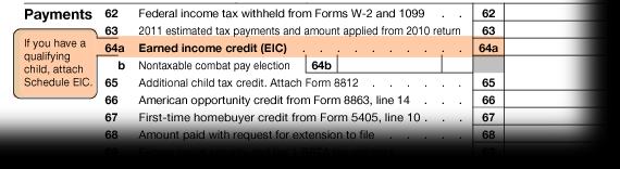 Calculating the Tax Credit Check Part V, question 4 on Form 13614-C: Did you