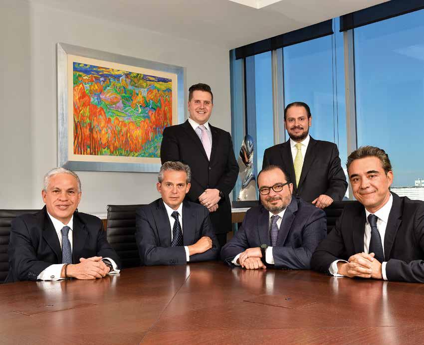 MANAGEMENT TEAM From left to right (seated): Francisco Medina Elizalde General Manager Carlos Gerardo Ancira Elizondo Chairman of the Board of Directors From left to right