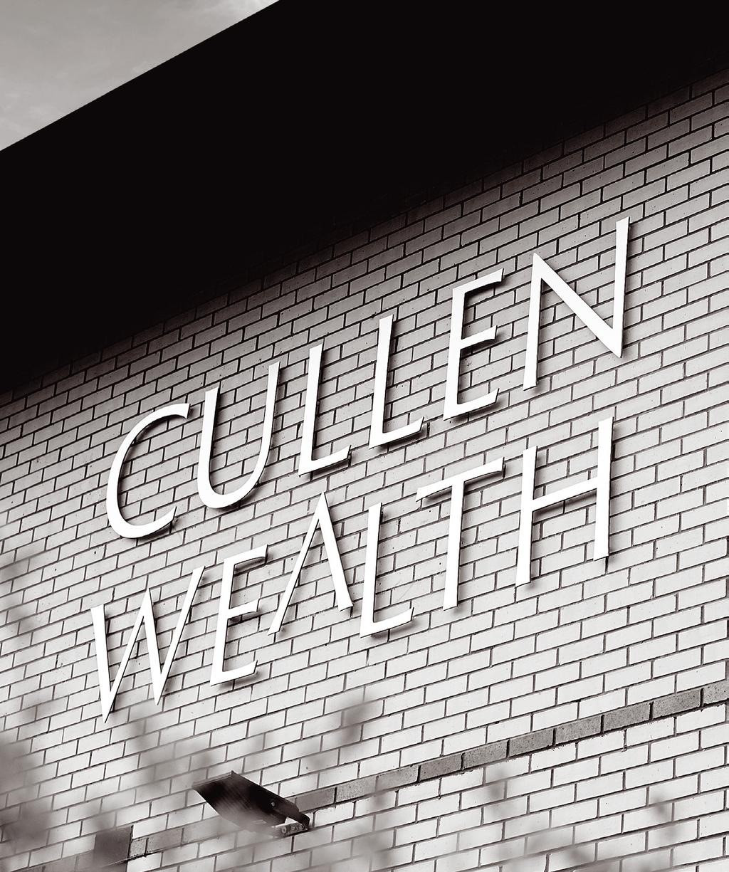 Contact us: 0161 975 6700 askus@cullenwealth.co.uk www.cullenwealth.co.uk Cullen Wealth Limited is authorised and regulated by the Financial Conduct Authority.