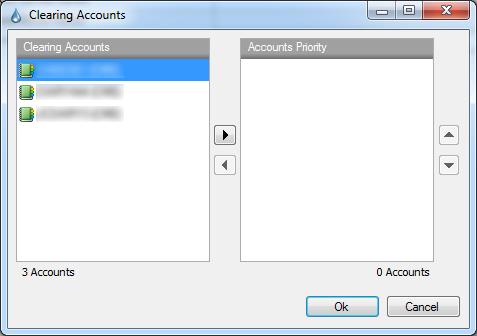 default account for order entry. To set a default clearing account: 1. From the Tools menu, select Manage Clearing Preferences.