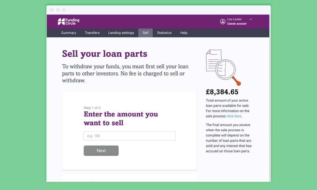 To transfer money out, you need to set up a nominated UK bank account. Again you need to use a bank account in your name. We recommend adding a nominated account before you need to make a withdrawal.