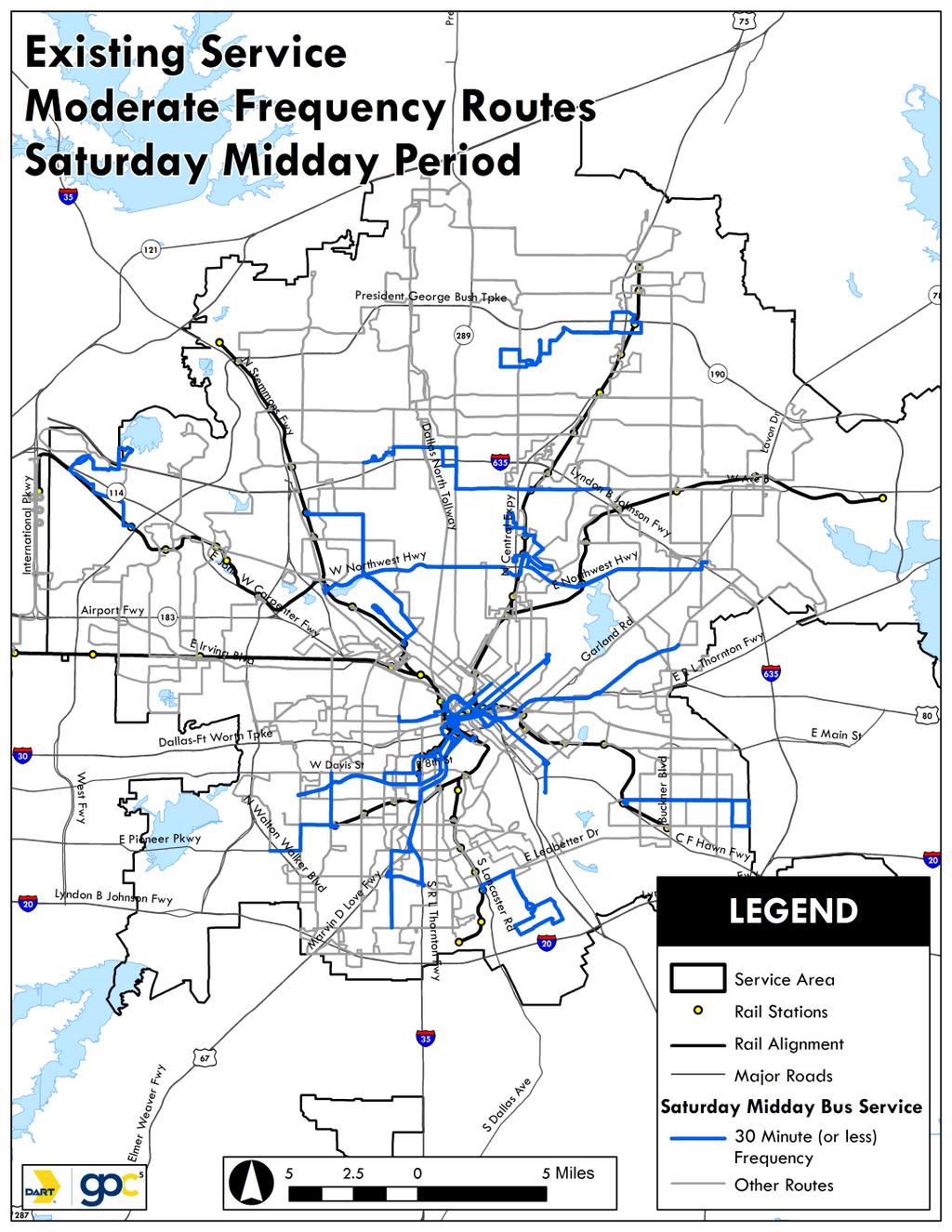 Core Frequent Route Network Saturday