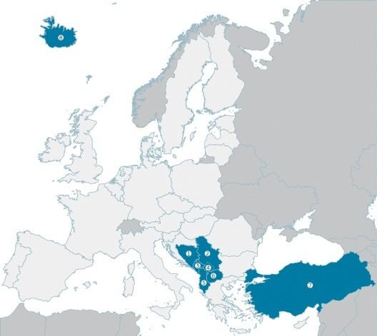 Who are the EU Enlargement countries?