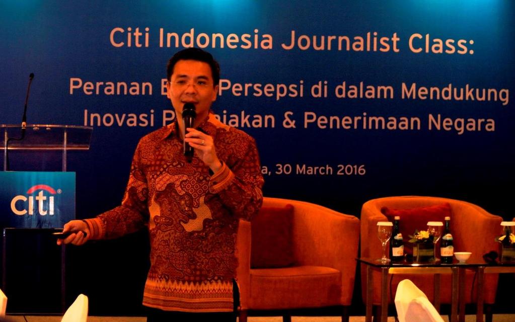 PHOTO GALLERY Jakarta, 30 March 2016 Country Head of Treasury and Trade Solutions Citi Indonesia Vincent C.
