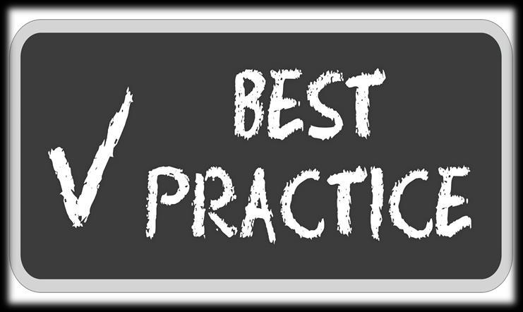 Best practices Know your employees!