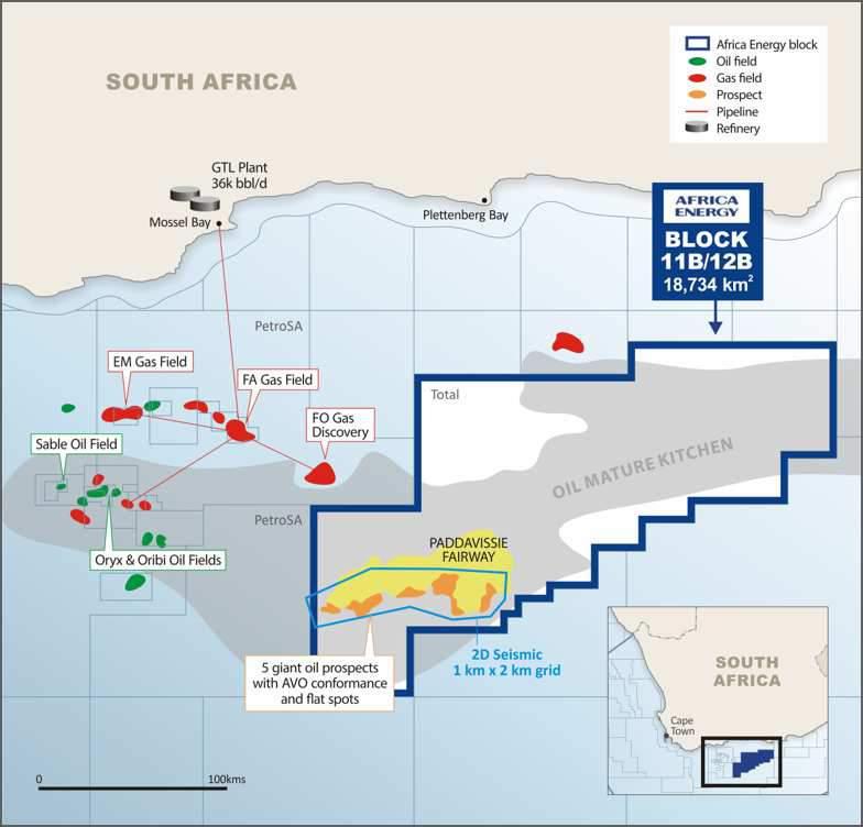 Africa Energy (5%)- South Africa Block 11B-12B 11B-12B TOTAL targeting late 2018 Re-entry of Brulpadda- 1AX.