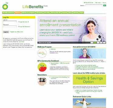www.bp.com/lifebenefits The LifeBenefits website is your reference site. It s a place where you can find most of the benefits information you need.