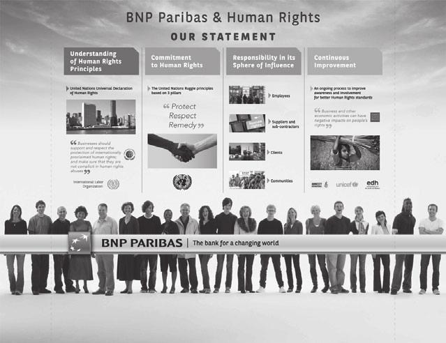 7 A RESPONSIBLE BANK: INFORMATION ON BNP PARIBAS ECONOMIC, SOCIAL, CIVIC AND ENVIRONMENTAL RESPONSIBILITY Social responsibility: pursuing a committed and fair human resources policy 7 Social benefits