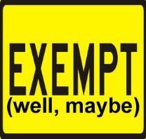 OTHER IMPORTANT EXEMPTIONS (continued) Qualification For The Limited Exemption If a Covered Entity qualifies for the exemption, it must file a Notice of Exemption in a form provided in Appendix B of