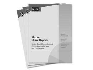 Market Share Reports for Groups and Companies An easy reference for identifying top writers by premium volume. Allows monitoring market share and overall level of market concentration.