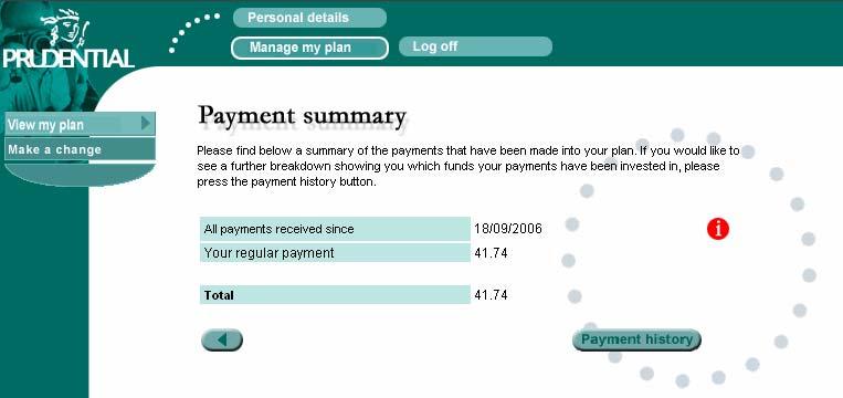 Payment Summary The Payment Summary screen allows you to view details of payments