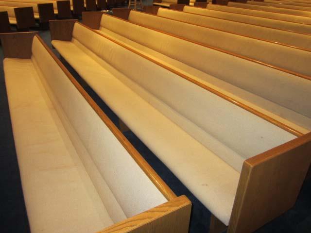 Comp # : 915 Pews - Refinish Quantity: Approx (149) Pews Location : Santctuary Evaluation : Pews generally appeared tired & worn.