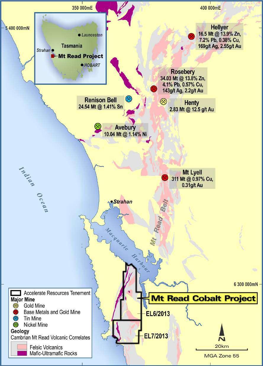 ACCELERATE RESOURCES LIMITED Independent Technical Assessment Report Tasmanian And West Australian Mineral Assets boninitic lavas.