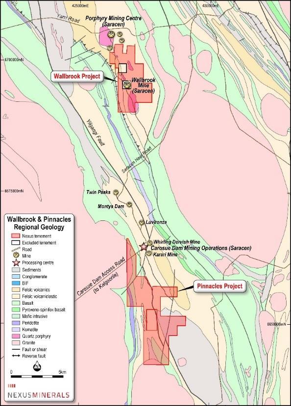 Figure 2: Wallbrook Regional Geology