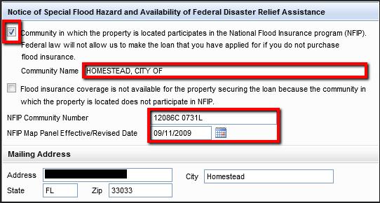 Subject is in Flood Zone Processing Overview I Use section D (Determination) of the Flood Certificate to determine if the property is in a