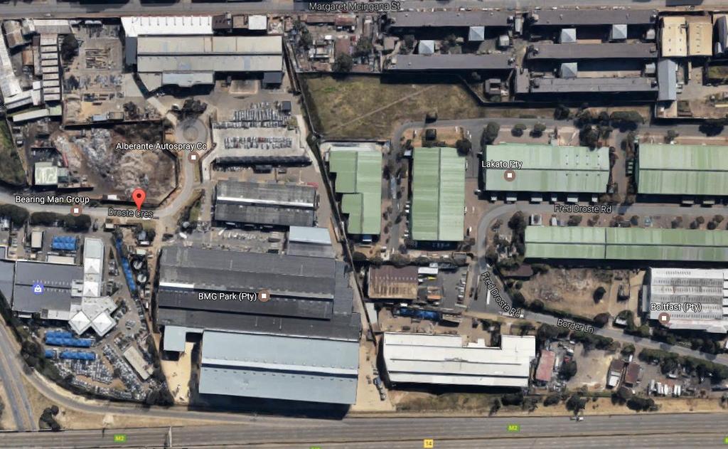 BMG World upgrade Droste Park, Jeppestown Additional land Acquired 10 467m 2 Engineering Assembly Building 9 330m 2 Parking Deck 6 000m 2 BMG Park Original